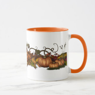 Pumpkins & Autumn Leaves Mug