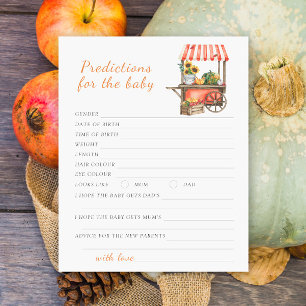 Pumpkins baby shower Predictions and advice baby