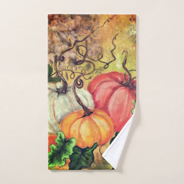 Pumpkins Bath Towels (Hand Towel)