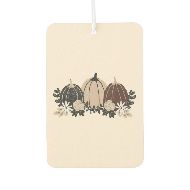 Pumpkins Car Air Freshener (Front)