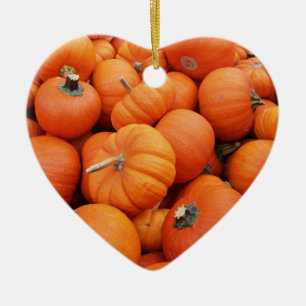 Pumpkins Ceramic Ornament
