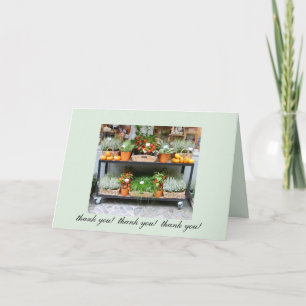 Pumpkins & Chinese Lanterns - Thank you card