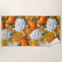 Pumpkins & Chrysanthemums Fall Design