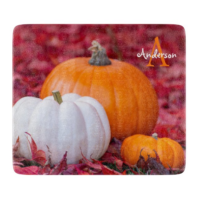 Pumpkins Cutting Board (Front)