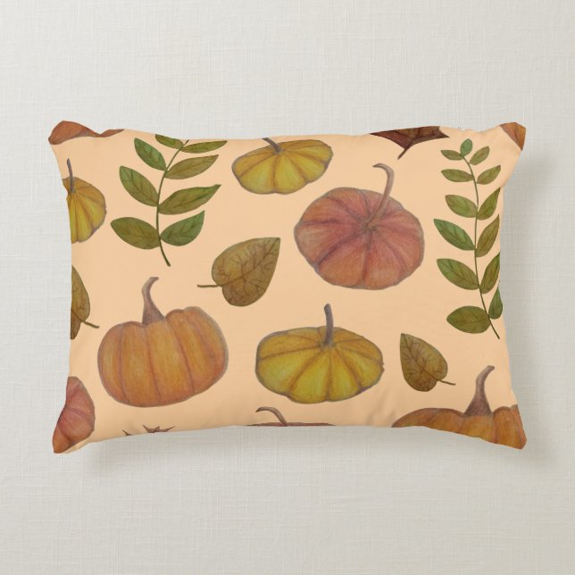Pumpkins  decorative cushion (Front)