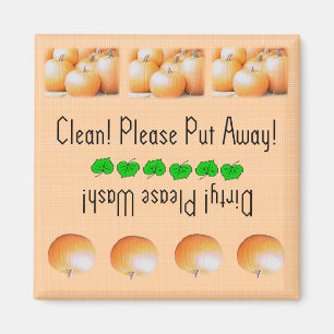 Pumpkins dishwasher magnet