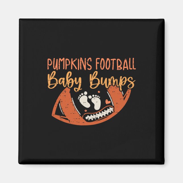 Pumpkins Football Ba  Magnet (Front)