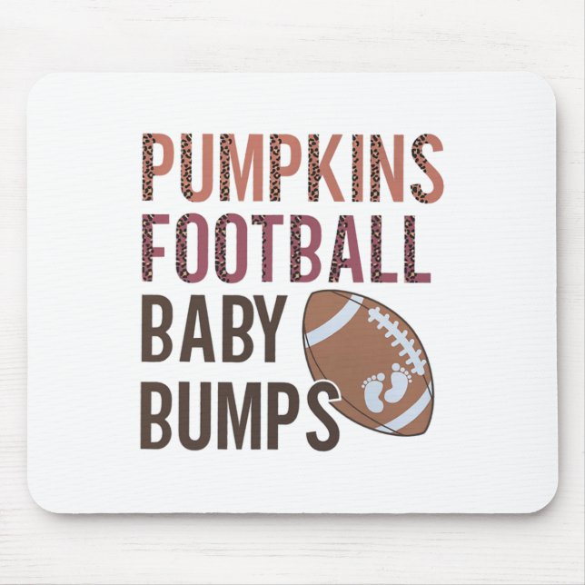 Pumpkins Footll  Mouse Pad (Front)