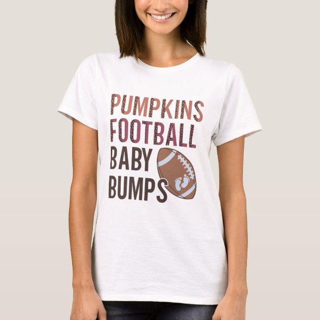 Pumpkins Footll  T-Shirt (Front)