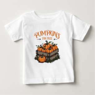 Pumpkins For Free - Autumn Lovers Baby T-Shirt