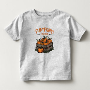 Pumpkins For Free - Autumn Lovers Toddler T-Shirt