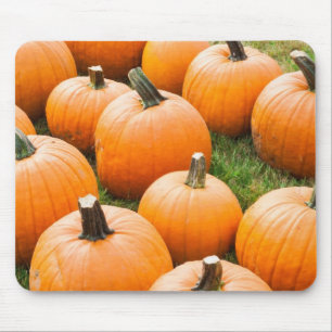 Pumpkins for Sale at a Farmer's Market Mouse Pad