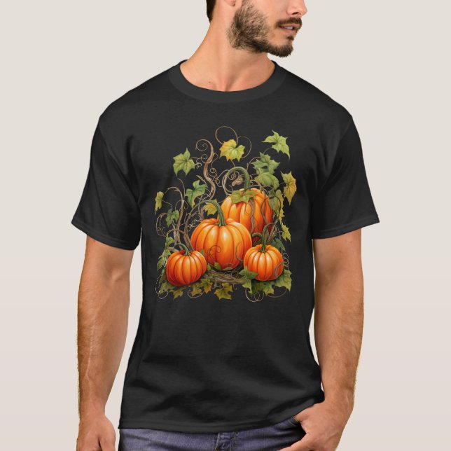 Pumpkins Galore Fall's Finest T-Shirt (Front)