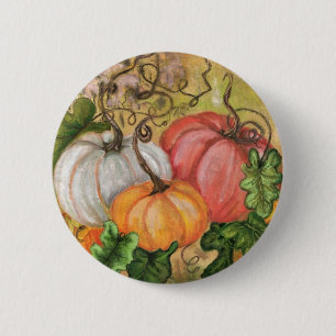 Pumpkins Halloween Button