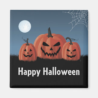 Pumpkins Halloween Magnet
