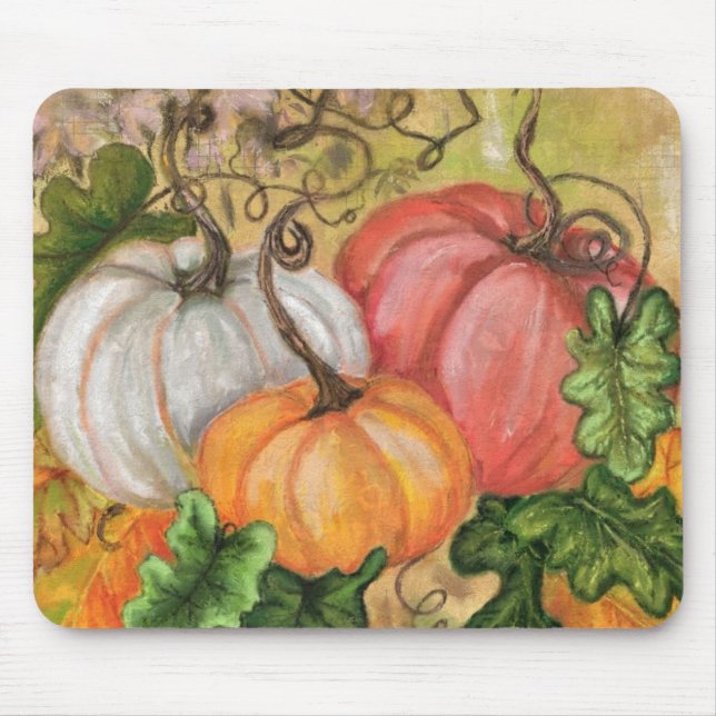 Pumpkins Halloween Mouse Pad (Front)