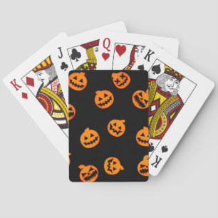 Pumpkins Halloween Playing Cards