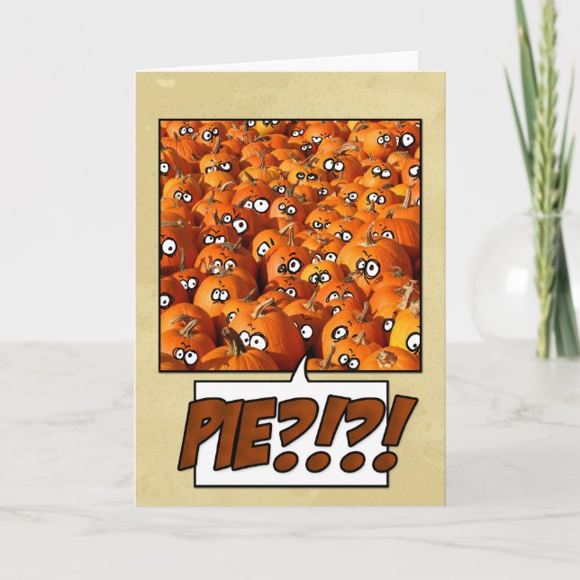 Pumpkins Holiday Card (Front)