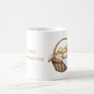 Pumpkins in a Basket Coffee Mug