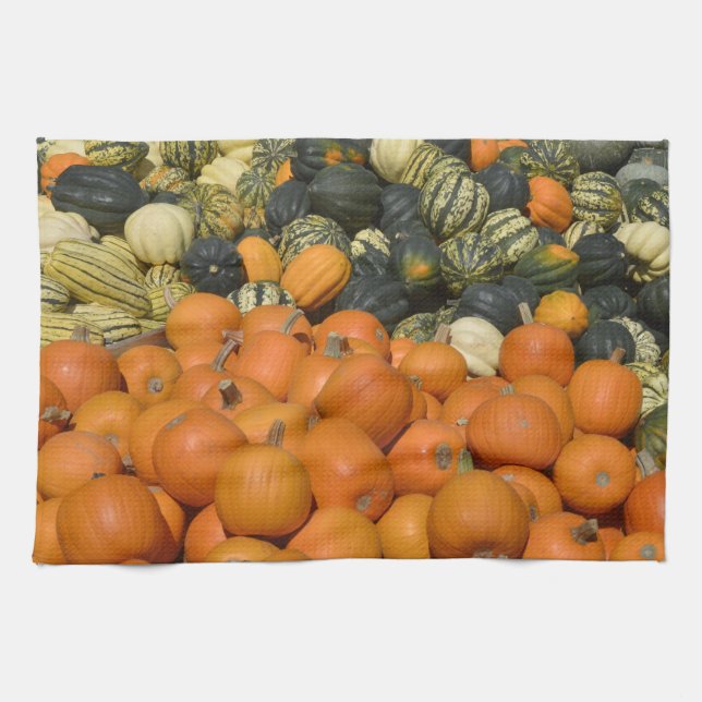 Pumpkins Kitchen Towels (Horizontal)
