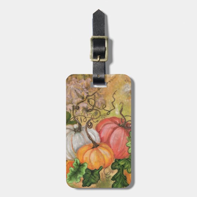 Pumpkins Luggage Tag (Front Vertical)