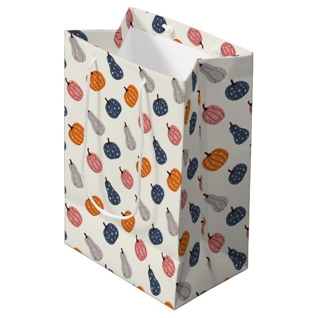 Pumpkins Medium Gift Bag (Front Angled)