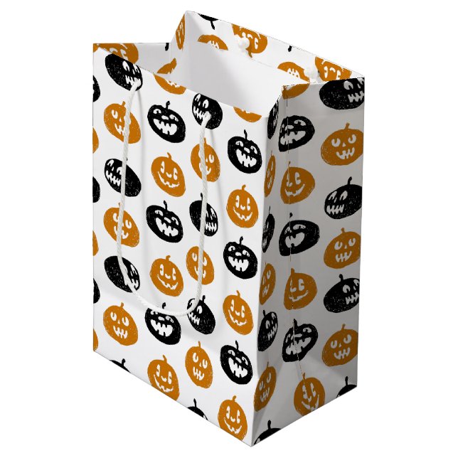 Pumpkins Medium Gift Bag (Front Angled)
