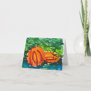 Pumpkins on a Vine Thank You Card