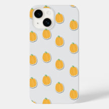 Pumpkins on grey