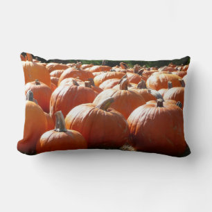 Pumpkins Photo for Fall, Halloween or Thanksgiving Lumbar Cushion