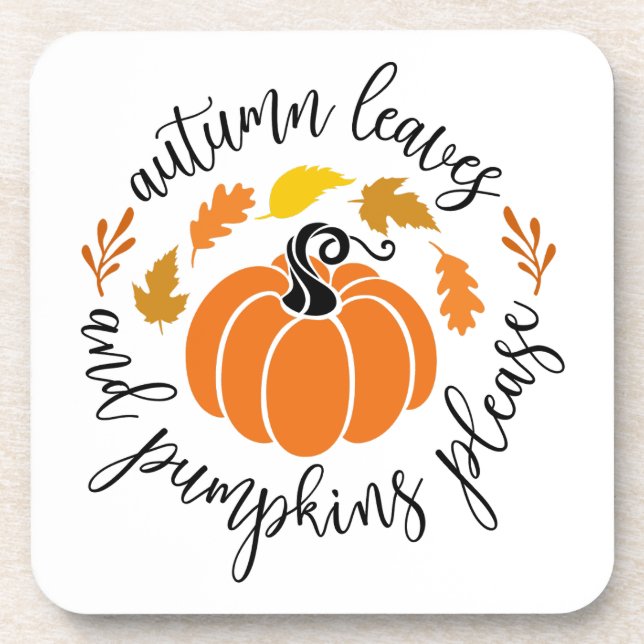 PUMPKINS PLEASE COASTER (Front)