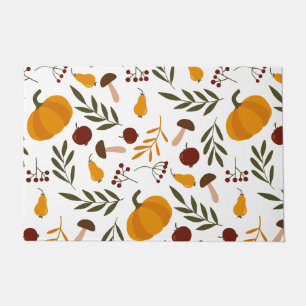 Pumpkins, Pomegranates, Pears Doormat