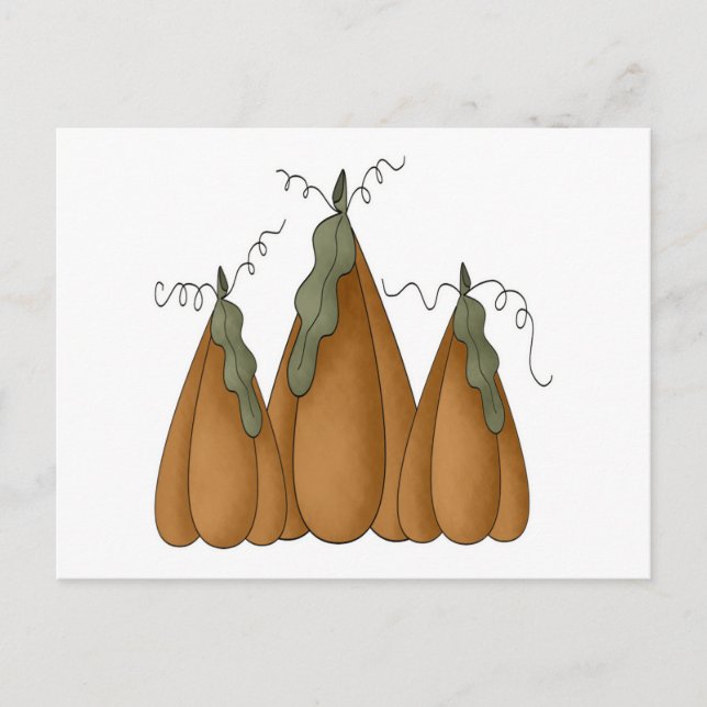 Pumpkins Postcard (Front)