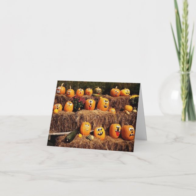 Pumpkins Pumpkins Everywhere! Card (Front)
