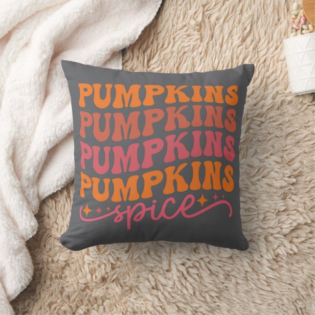 Pumpkins Pumpkins Pumpkins Pumpkins Spice Cushion (Blanket)