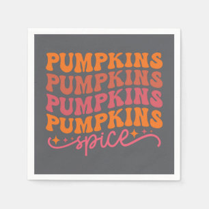 Pumpkins Pumpkins Pumpkins Pumpkins Spice Napkin