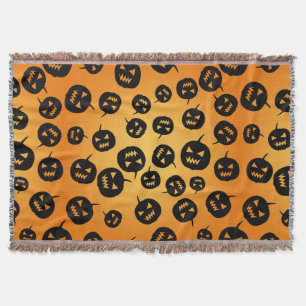 Pumpkins Throw Blanket