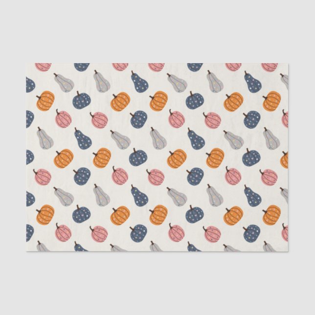 Pumpkins Tissue Paper (Front)