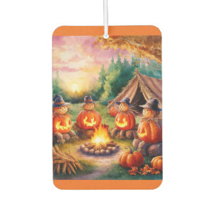 Pumpkins Together Car Air Freshener