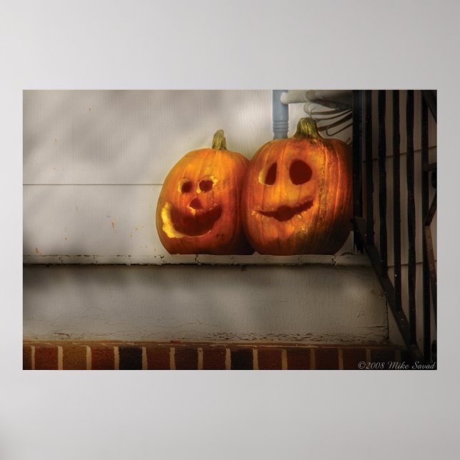 Pumpkins - Two Goofy friends Poster (Front)