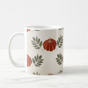 Pumpkins with Greenery Fall Coffee Mug
