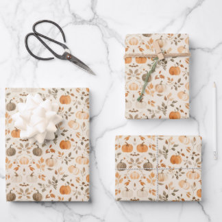 PUMPKINS  WRAPPING PAPER SHEET