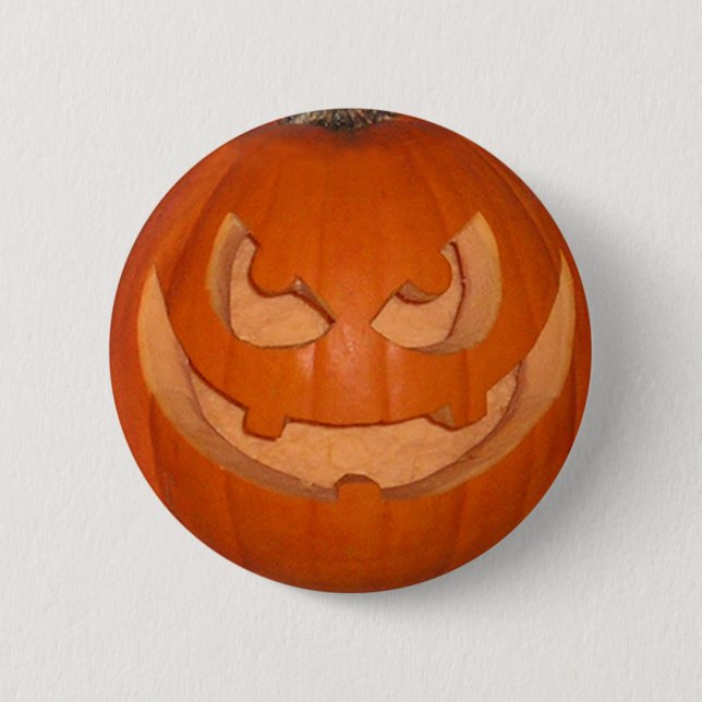 Pumpky The Jack-o'-lantern Button (Front)