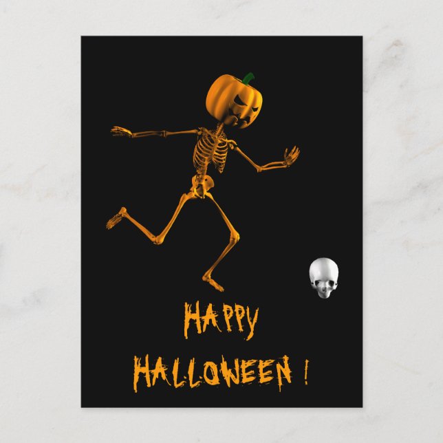 Pumpleton playing Soccer Postcard (Front)