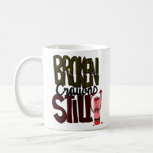 Pun broken coffee mug
