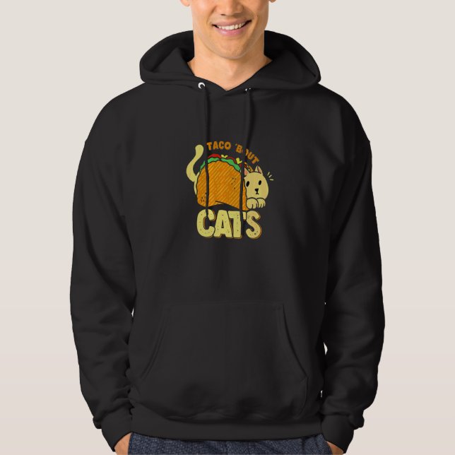 Pun Cat Taco Hoodie (Front)