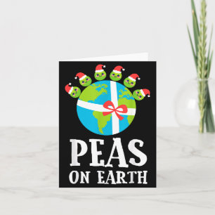 Pun Christmas Sayings Peas On Earth Funny Xmas Gif Card
