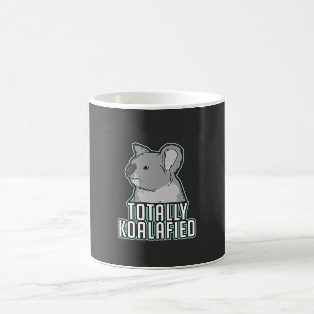 Pun - Totally Koalafied Coffee Mug (Center)