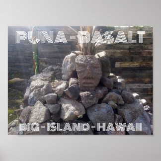 PUNA BASALT BIG ISLAND HAWAII POSTER