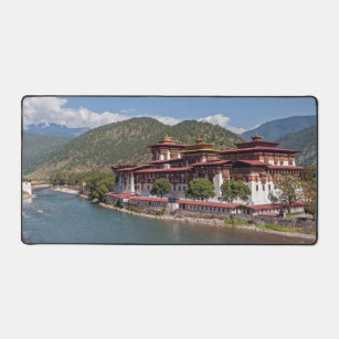 Punakha Dzong in Bhutan Desk Mat